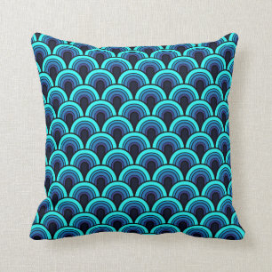 Motif sans couture de coussin rétro