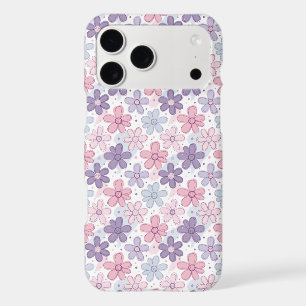 Motif sans couture de fleurs Y2K