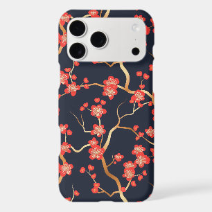 Motif sans couture d'élégante floraison de cerisie