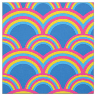 Motif sans couture en tissu arc-en-ciel
