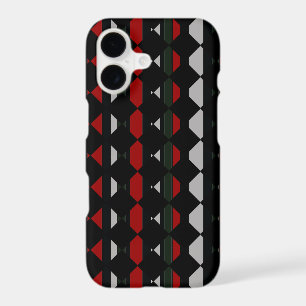 motif sans couture noir et rouge