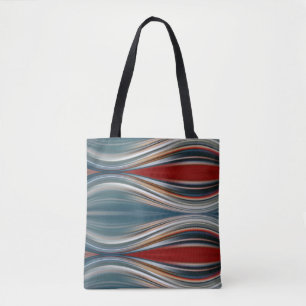 motif sans couture sur sac fourre-tout à bandouliè