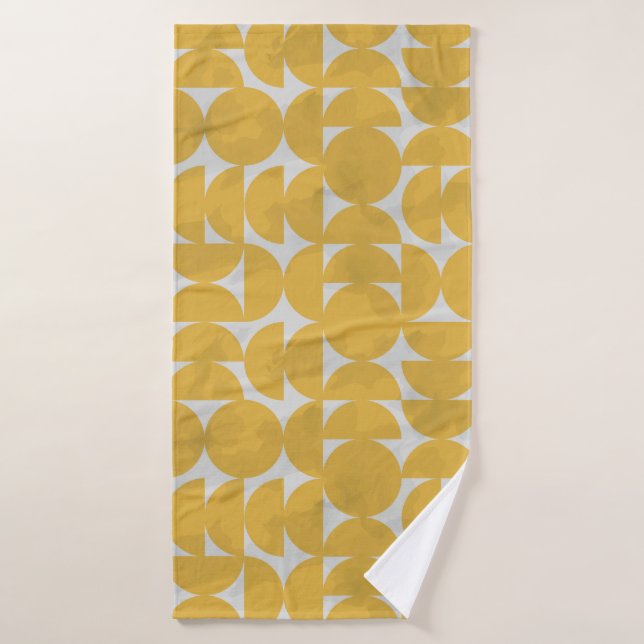 motif sans faille d'inspiration du milieu du siècl (Serviette de bain)