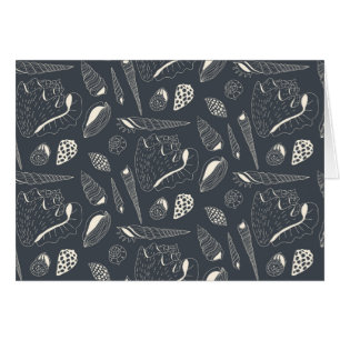 Motif sans joint avec coquillages