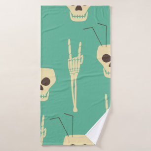 Motif sans soucis pour la fête de l'enfer. Les crâ