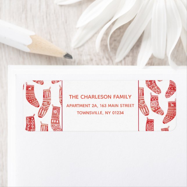 Motif scandinave de Noël (En situation)