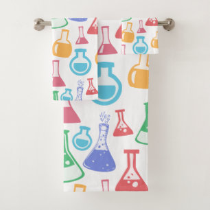 Motif scientifique divertissant Beakers and Flaque