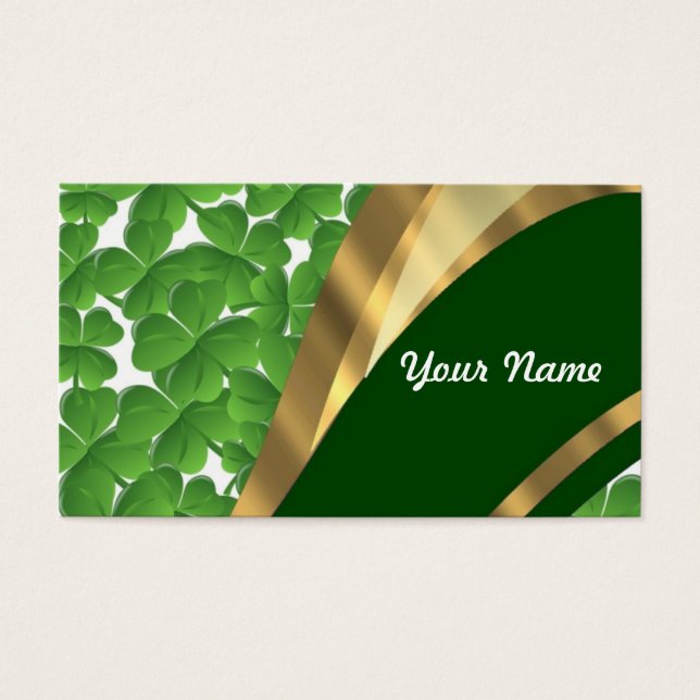 Motif shamrock vert (Devant)