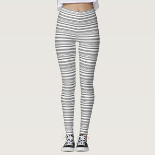 motif simple, rayé, leggings bleu et olive