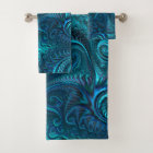 Motif spiral bleu et Turquoise Octopus Tentacles