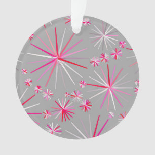 Motif Spoutnik du milieu du siècle, Grey et Fuchsi