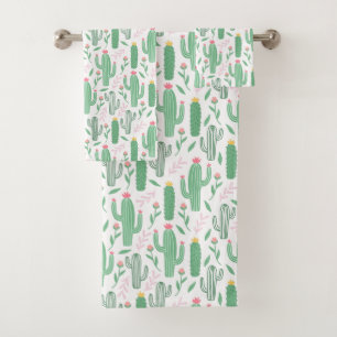 Motif succulent de cactus vert clair