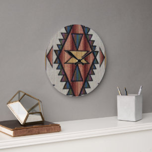 Motif Sud-Ouest Fun Horloge murale
