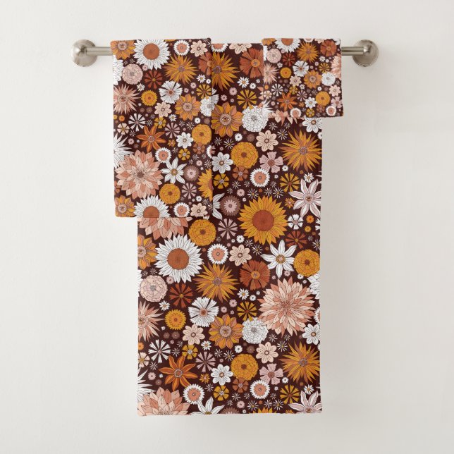 Motif super Retro Flower Garden (En situation)