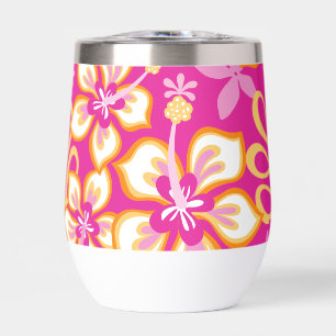 Motif SURF JUNGLE EN COMBO ROSE CHAUDE