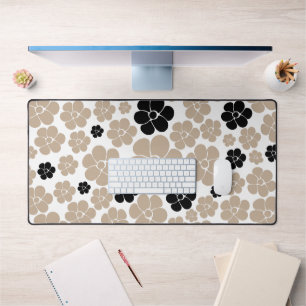 Motif tendance en Taupe, noir et blanc