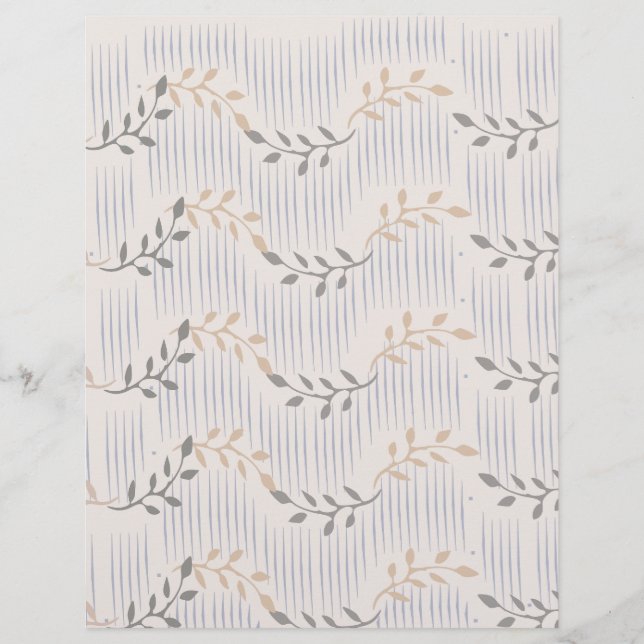 Motif tourbillon de feuille : (Devant)