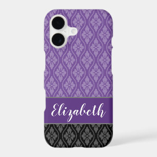 Motif traditionnel japonais Tatewaku violet