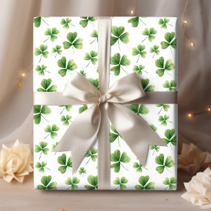 Motif Trèfle à trois feuilles Aquarelle