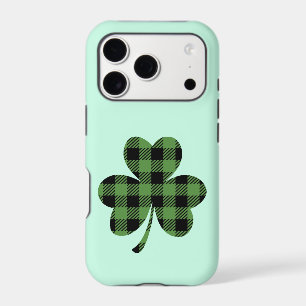 Motif Trèfle Irlandais à carreaux Buffalo Vert-611