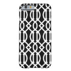 Motif Trellis moderne noir et blanc