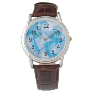 Motif triangle géométrique Abstrait   Montre Homme