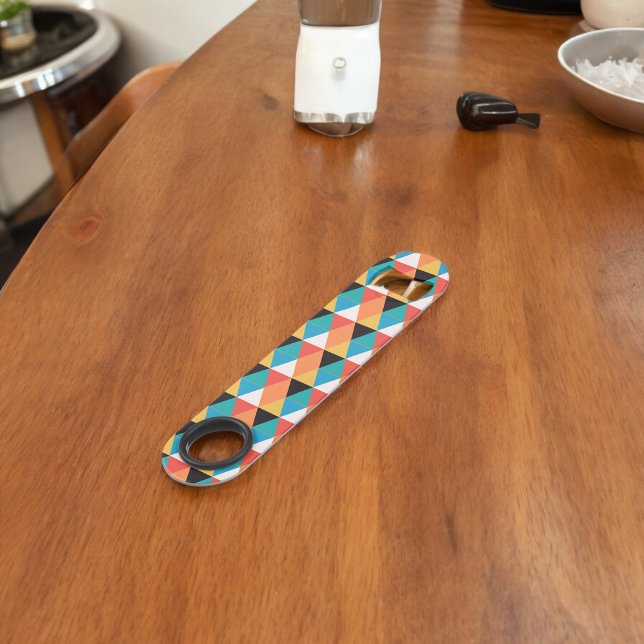 Motif triangle multicolore (Bottle Openers)