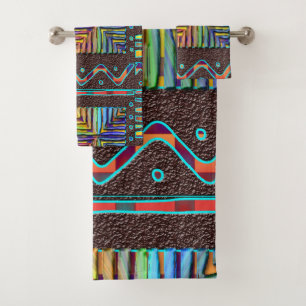 Motif tribal africain Abstrait