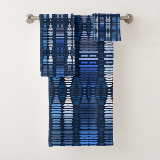 Motif tribal Blue Ombre   (En situation)