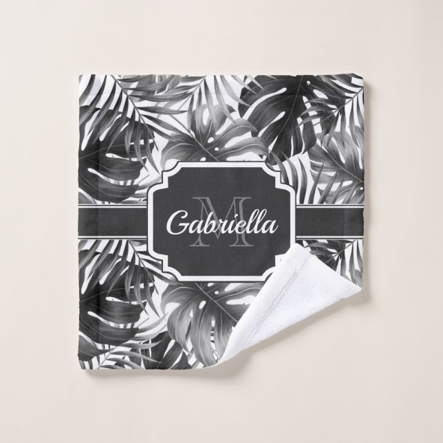 Motif tropical (Gant de toilette)