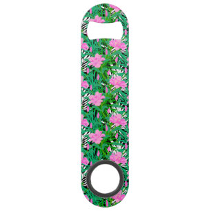 Motif tropical avec des fleurs de jungle