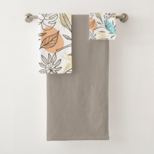 Motif tropical d'été dessiné à la main