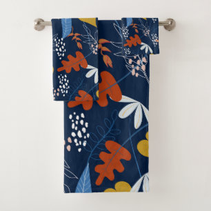 Motif tropical feuille coloré