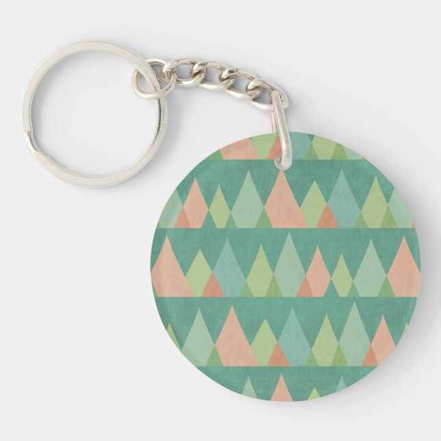 Motif turquoise de triangle d'étape | de Geo de (Devant)