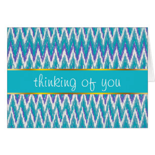 motif turquoise et Amethyst iKat ZigZag