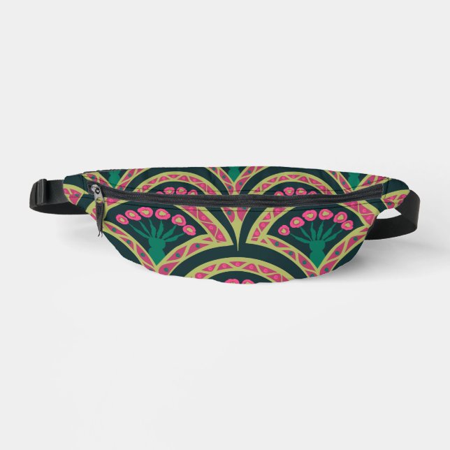 motif vert en forme de coquille (Recto)