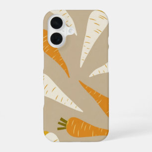 Motif Vintage aux Panais Longs iPhone 16 Case