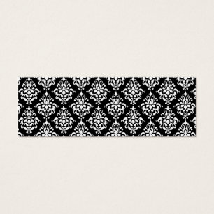 Motif vintage blanc noir 1 de damassé