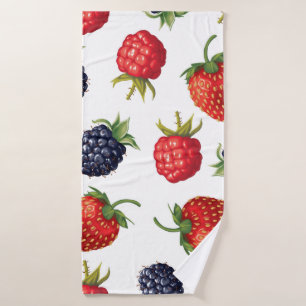 Motif vintage de baies mûres
