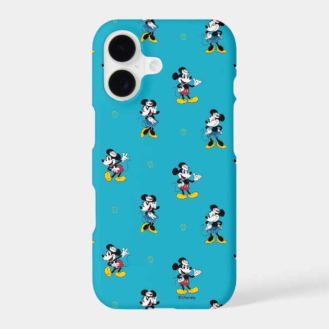 Motif Vintage Mickey & Minnie Mouse Marin (Verso)