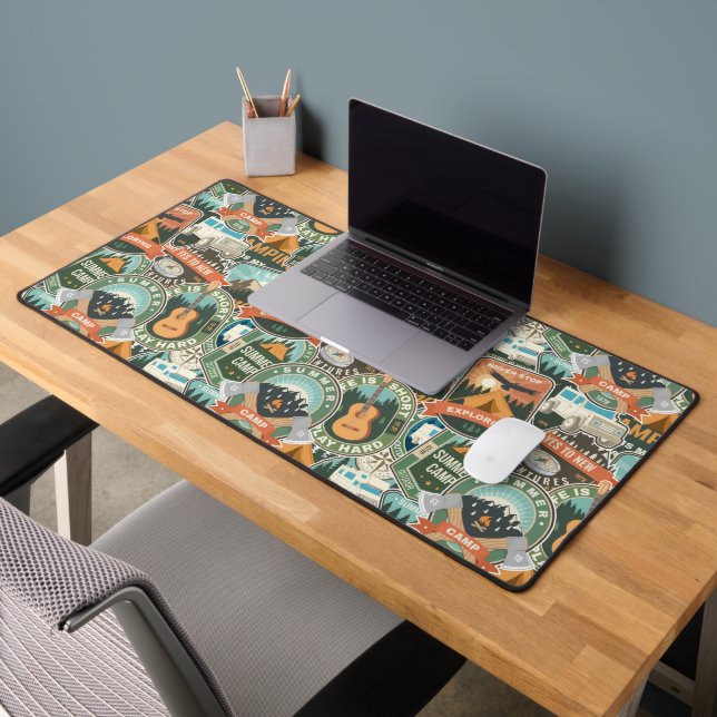 Motif Vintage voyage Explorer (Bureau 2)