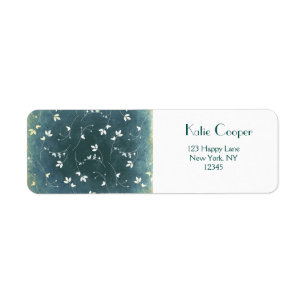 Motif Vintage Whimsical avec Oiseaux et Feuilles