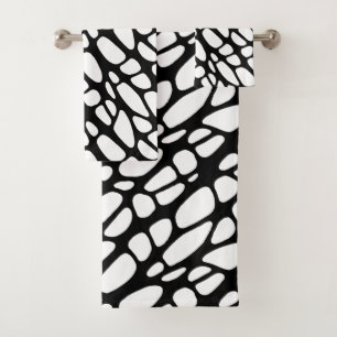 Motif Web gothique noir et blanc