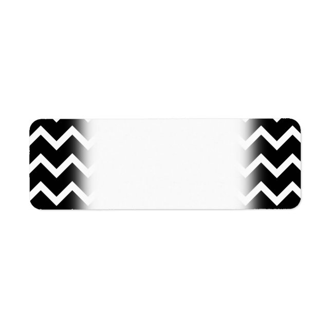 Motif Zag noir et blanc. (Devant)