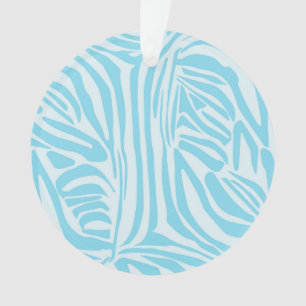 Motif Zèbre Bleu
