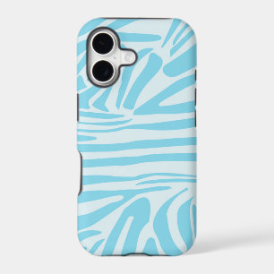 Motif Zèbre Bleu