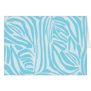 Motif Zèbre Bleu