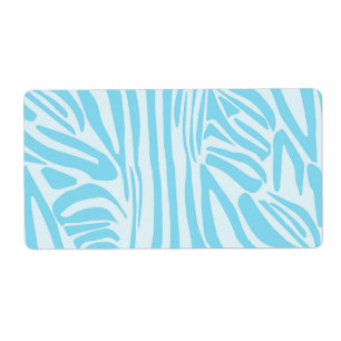 Motif Zèbre Bleu