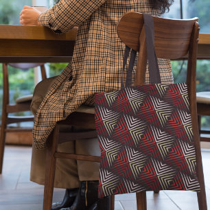 Motif Zigzag Tote Bag