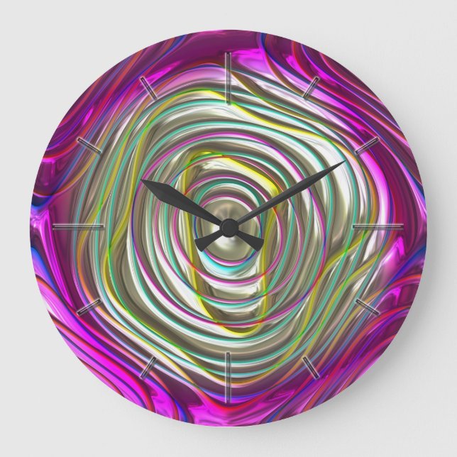 Motifs Abstraits Options 53A-B Horloges murales (Recto)